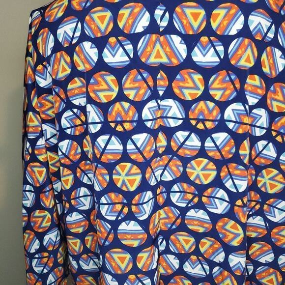 Lularoe large women's geometric lindsey cardigan - Picture 4 of 7